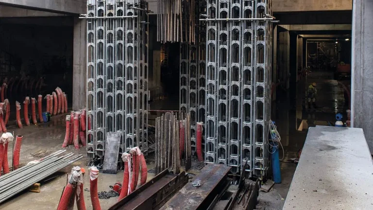 Stahlstütze Schwerlast für Brückenbau Schalungsbau und Sanierungsprojekte